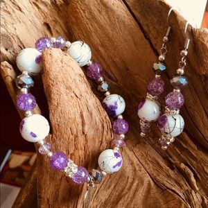 Bracelet and earring set